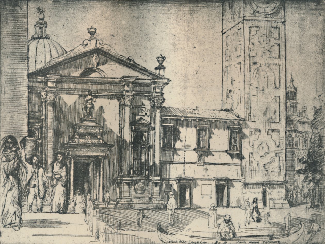 Santa Maria Formosa, 19. század vége – 20. század eleje, 1925. alkotó: Donald Shaw MacLaughlan