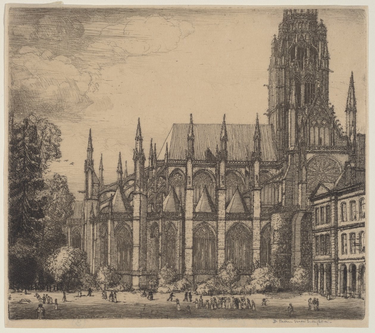 Utca. Ouen, Rouen alkotó: Donald Shaw MacLaughlan
