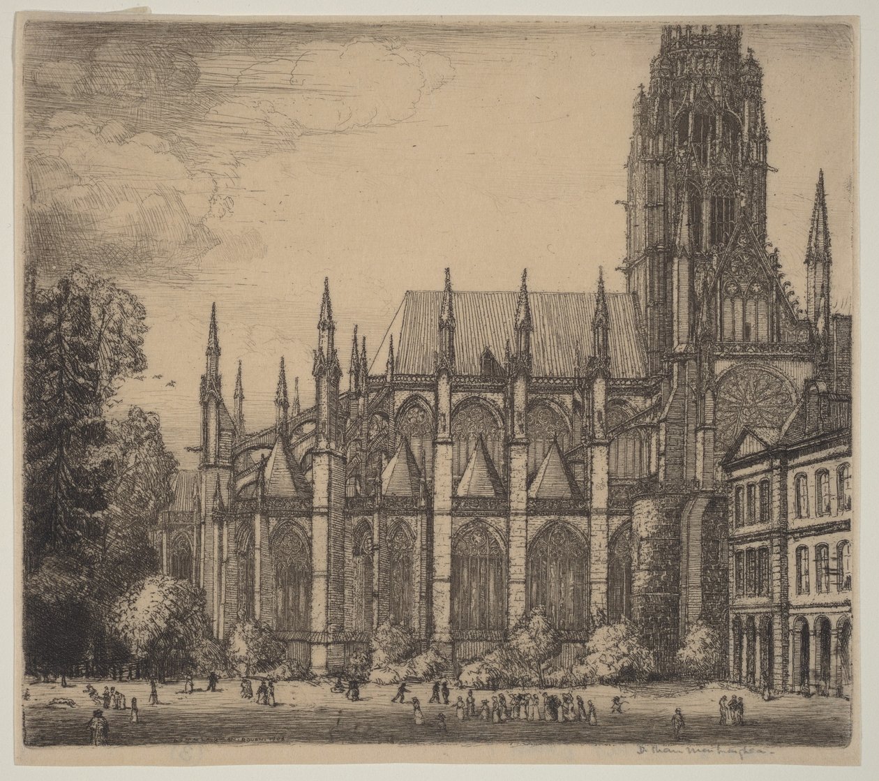 Saint-Ouen, Rouen alkotó: Donald Shaw MacLaughlan
