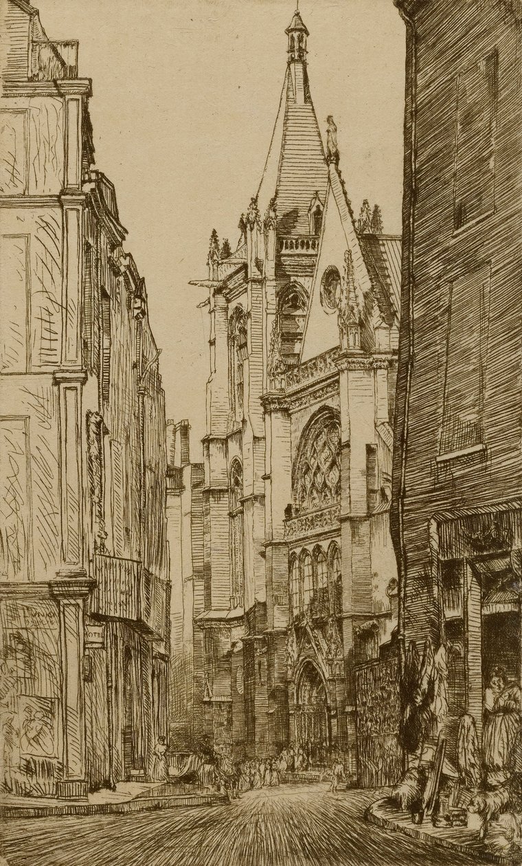 St. Severin, Párizs alkotó: Donald Shaw MacLaughlan