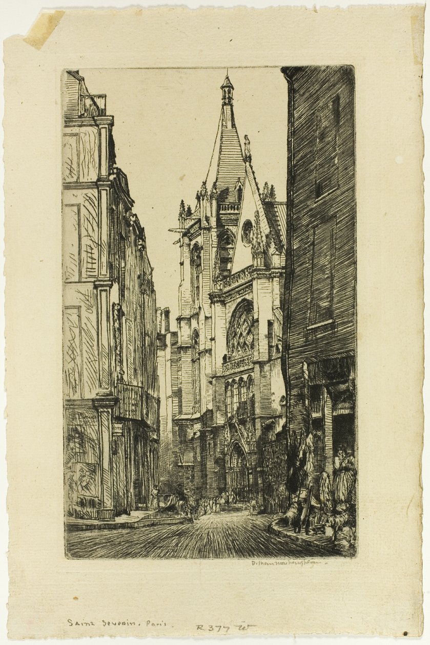 St. Séverin, Párizs alkotó: Donald Shaw MacLaughlan