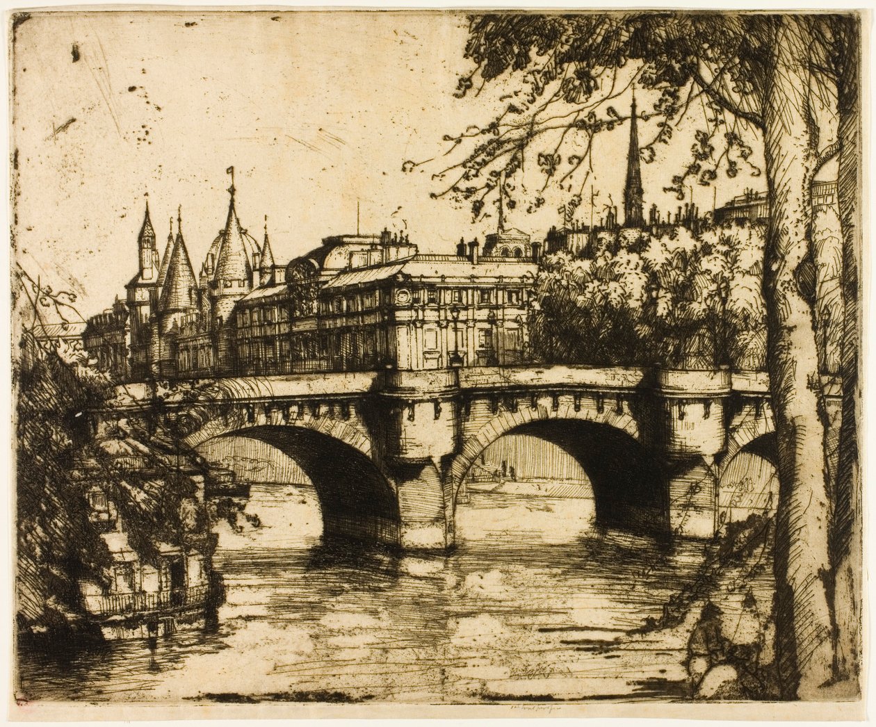 Conciergerie, Párizs alkotó: Donald Shaw MacLaughlan
