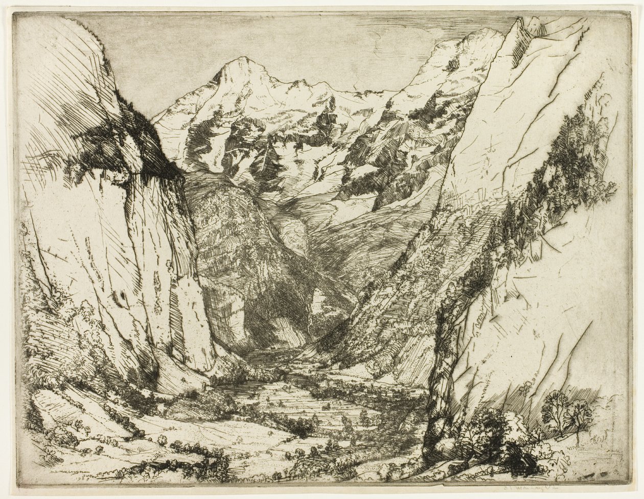 A Lauterbrunnen alkotó: Donald Shaw MacLaughlan