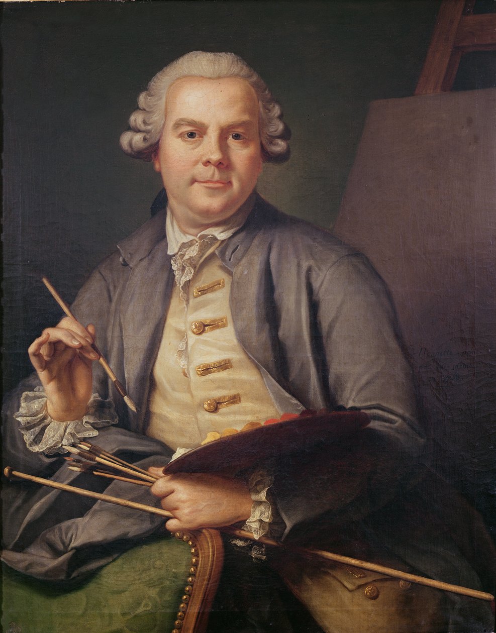Önarckép, 1758 alkotó: Donat Nonotte