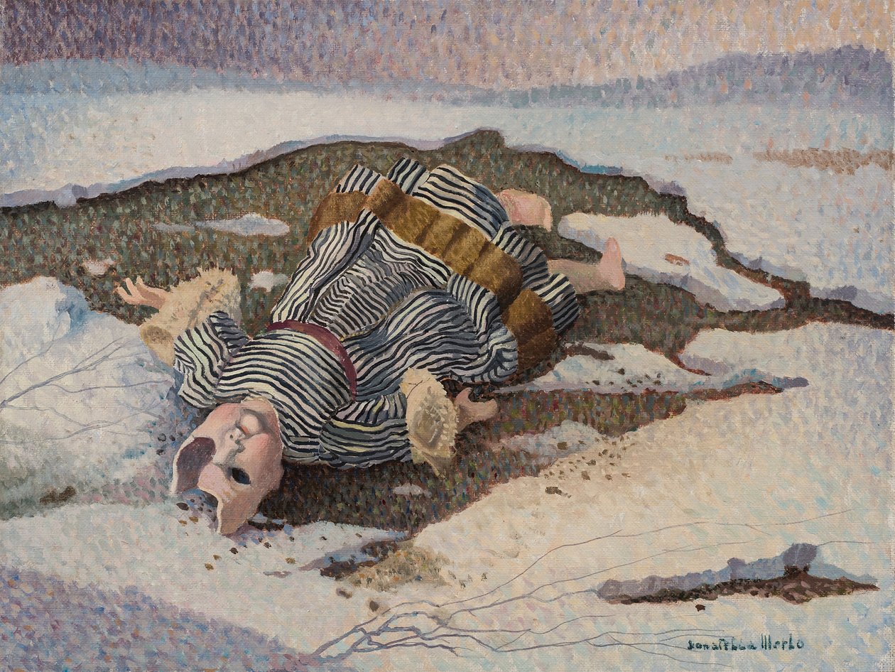 Elhagyott baba, 1981 körül (olaj, vászon) alkotó: Donatella Merlo