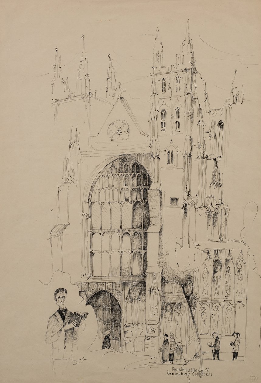 Canterbury katedrális alkotó: Donatella Merlo