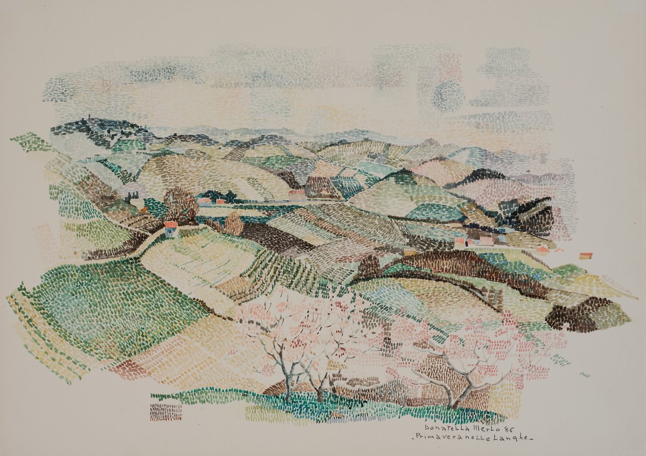 Tavasz a Langhéban alkotó: Donatella Merlo