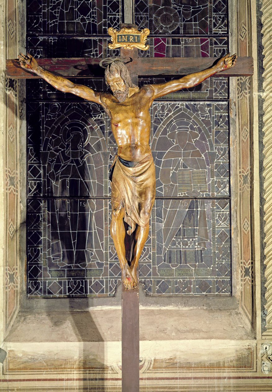 Feszület, 1425 körül (polikróm fa) alkotó: Donatello