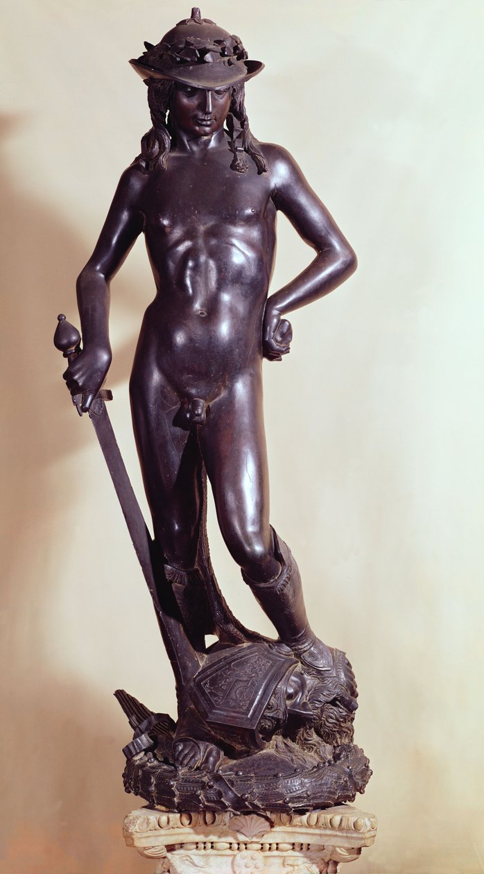 Dávid, 1440 körül (bronz) alkotó: Donatello