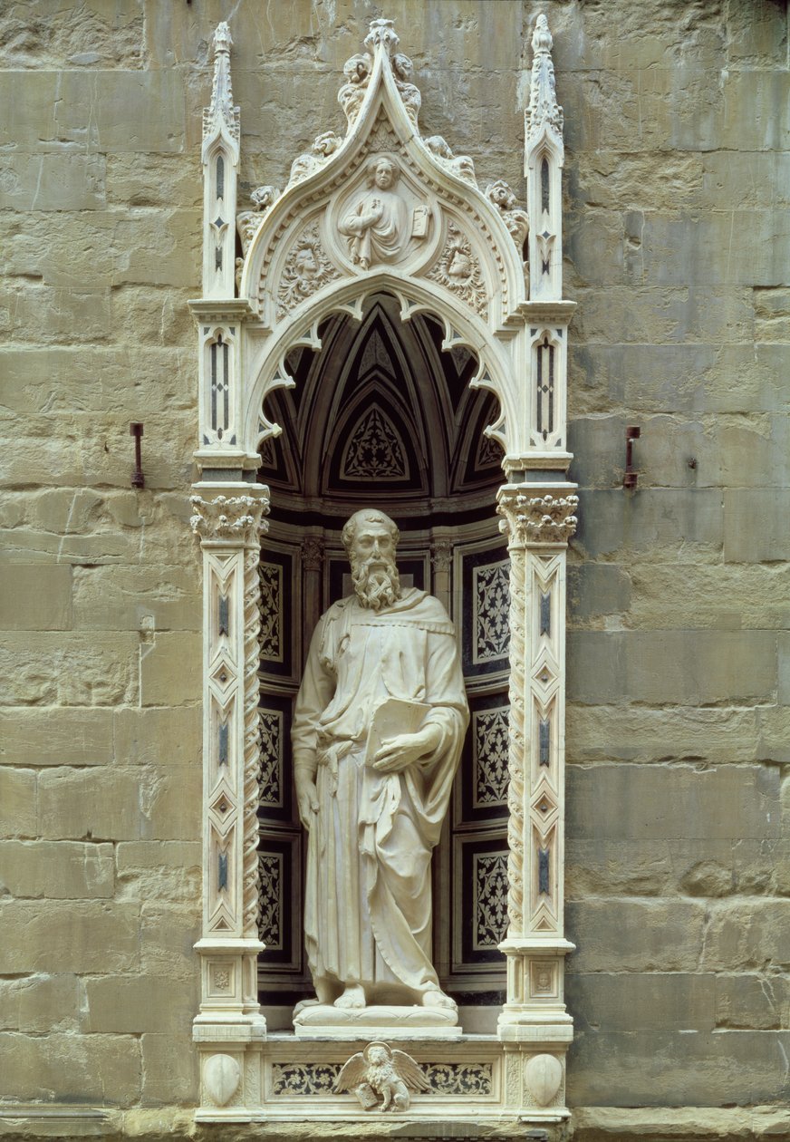 Szent Márk, 1413 (márvány) alkotó: Donatello