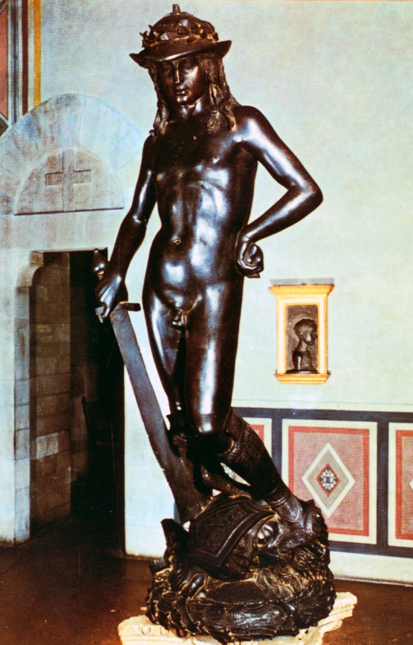 Dávid bronz szobra, 1430-1440 alkotó: Donatello
