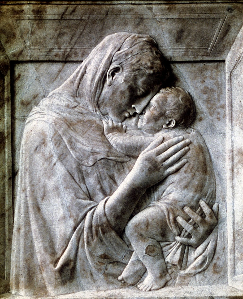 Piazzi Madonna Szűz és Gyermek, 1420-1430-as évek alkotó: Donatello