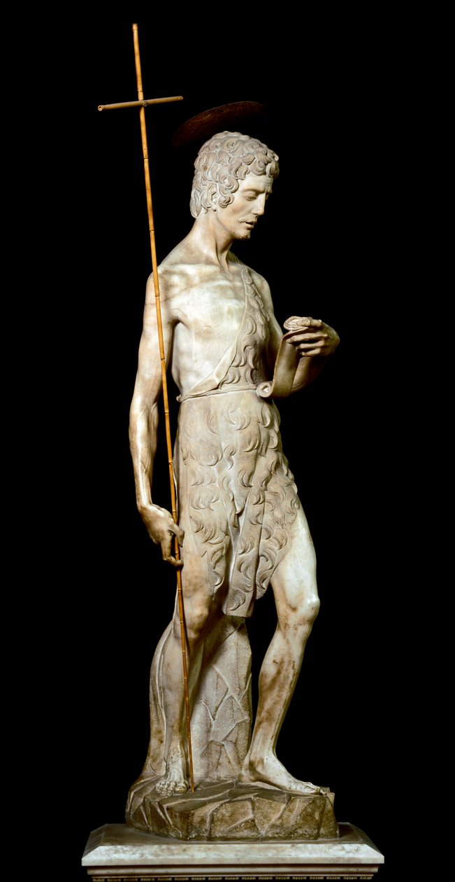 Keresztelő Szent János márványszobra, Donatello (Donato di Niccolo Bardi alkotó: Donatello