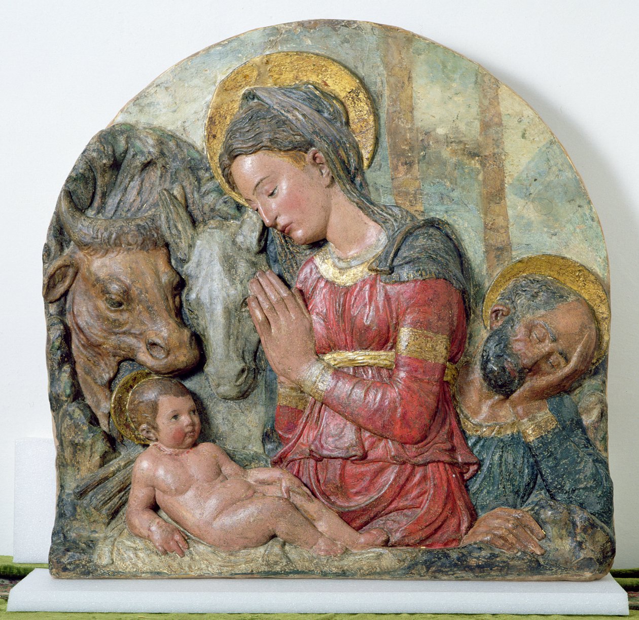 A születés, 1460 körül alkotó: Donatello