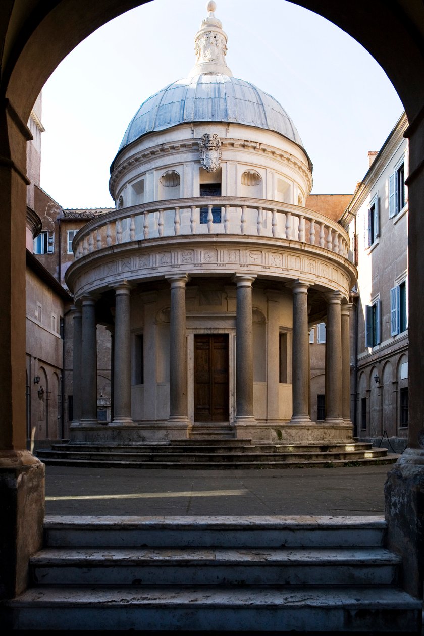 A templom, 1508-12 alkotó: Donato Bramante