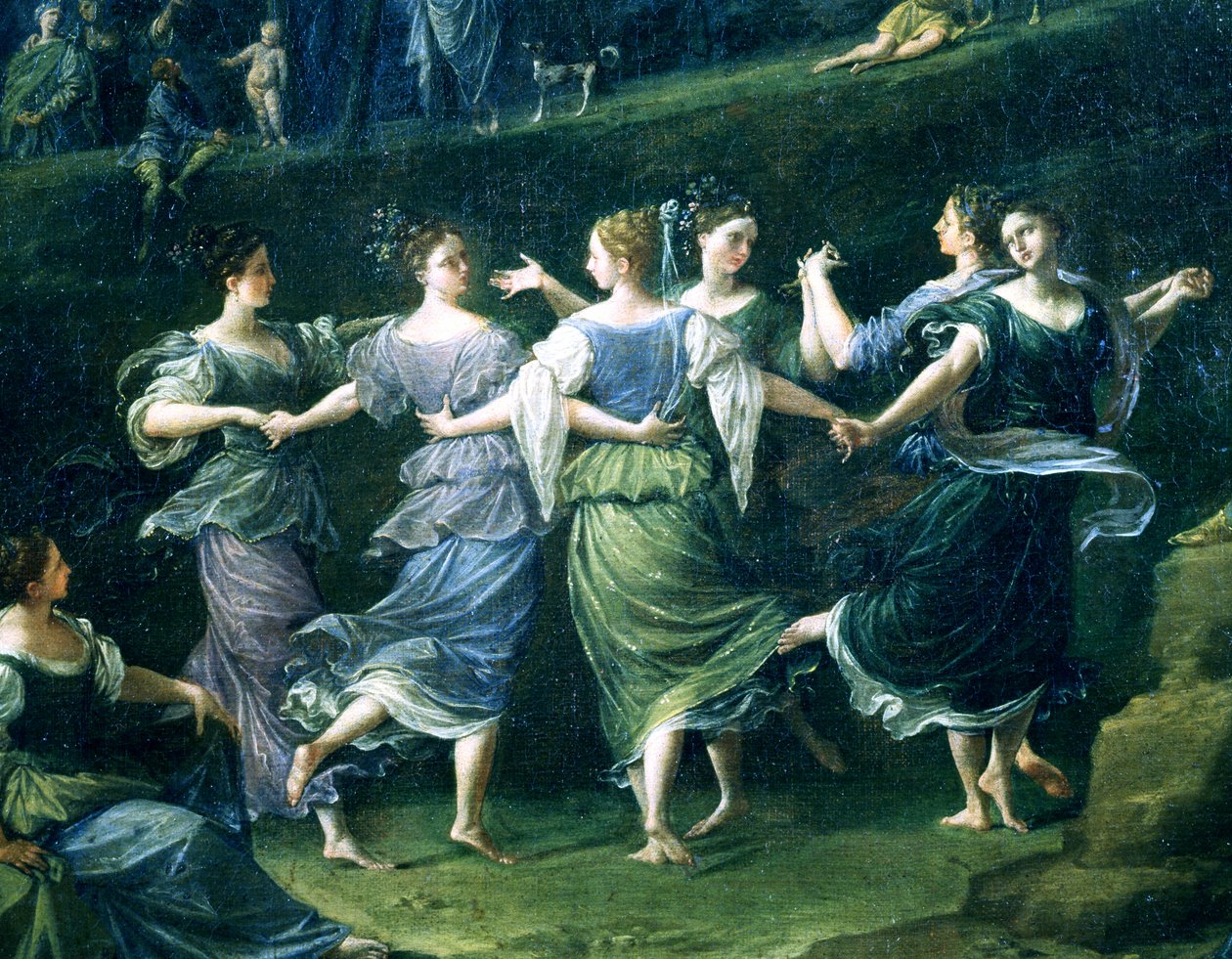 Táncosok, részlet a Nimfák táncából, 1724-25 alkotó: Donato Creti