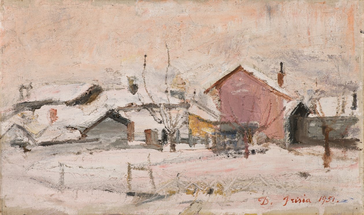 Vihar Bardonecchia-ban alkotó: Donato Frisia