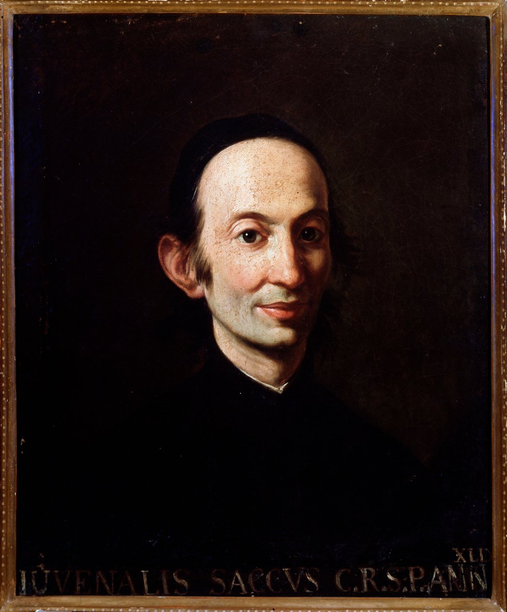 Giovenale Sacchi olasz zenetudós portréja. 18. század (festmény) alkotó: Donino Riccardi