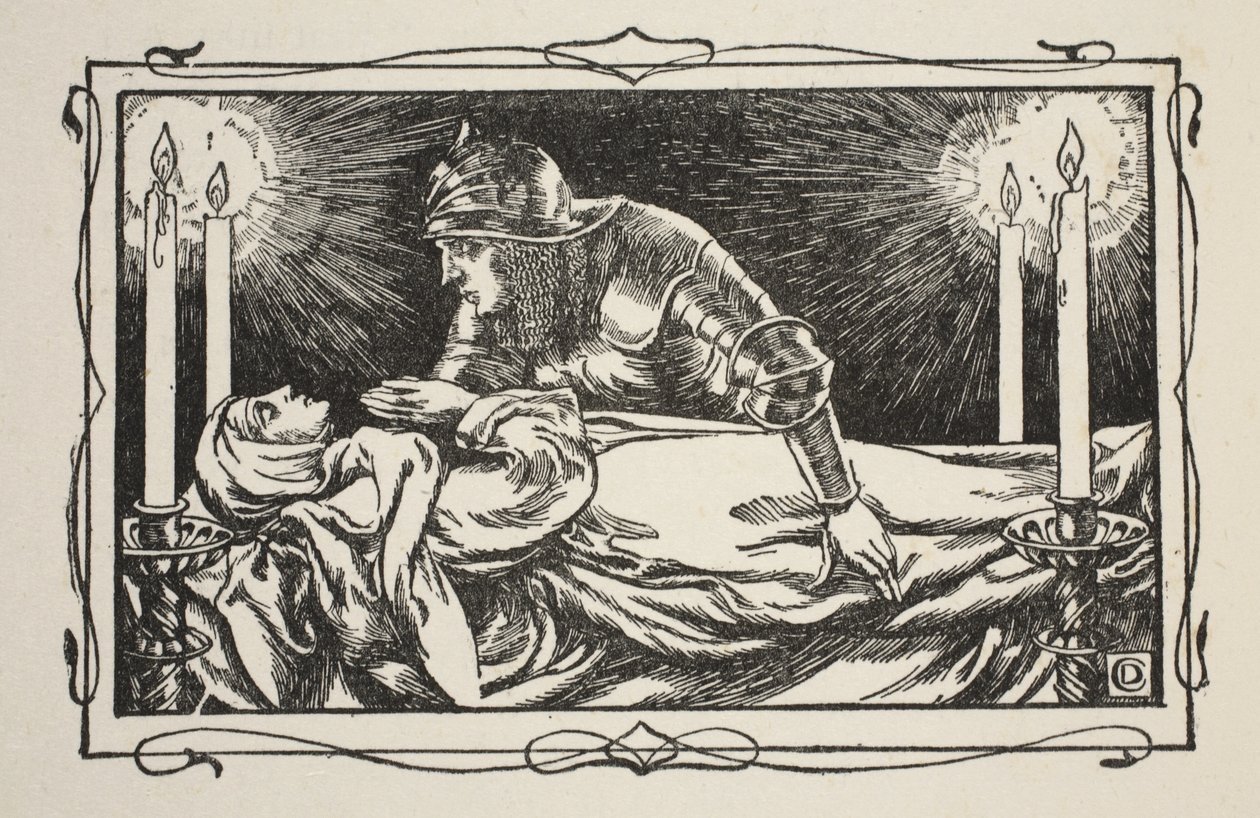 Holtan találták a királynőt, illusztráció Beatrice Clay 
