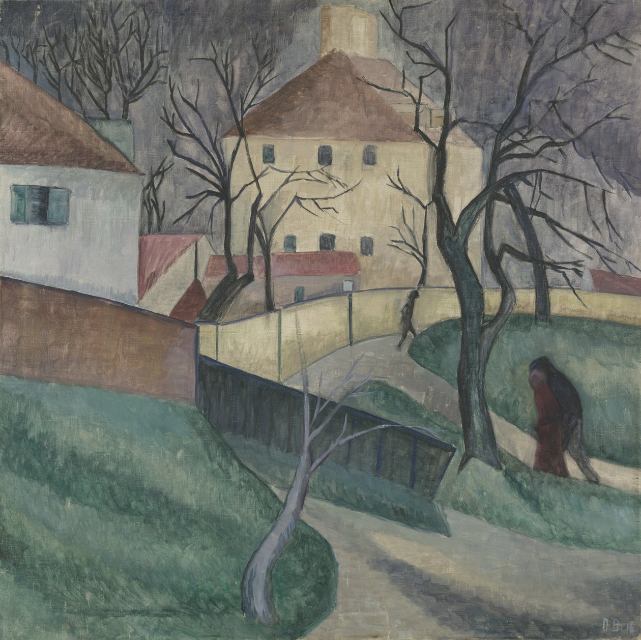 Őszi hideg, 1916 alkotó: Dora Bromberger