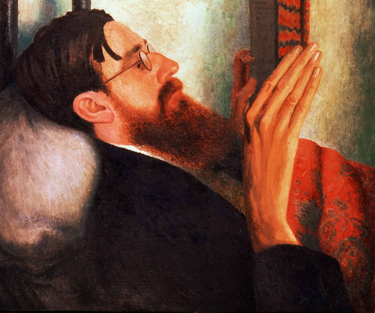 Lytton Strachey, (1880-1932) 1916 alkotó: Dora Carrington