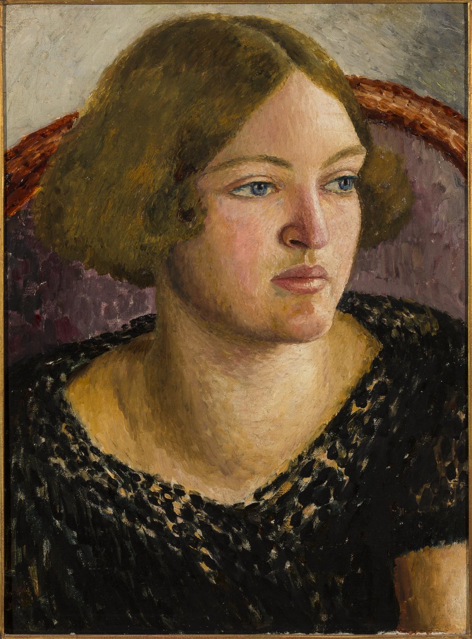 Catherine Carrington portréja, 1926 körül (olaj, vászon) alkotó: Dora Carrington