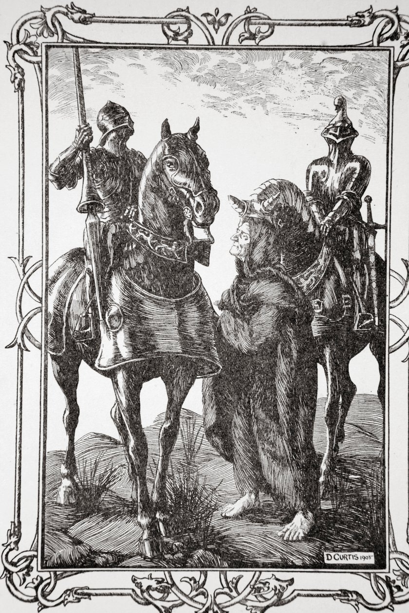 „Találkoztak egy öregemberrel”, 1905. alkotó: Dora Curtis