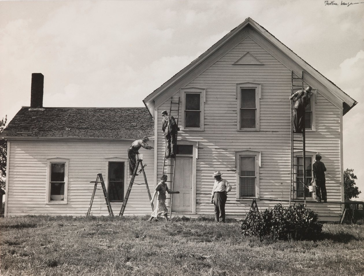 Family Farmstead, Nebraska alkotó: Dorothea Lange