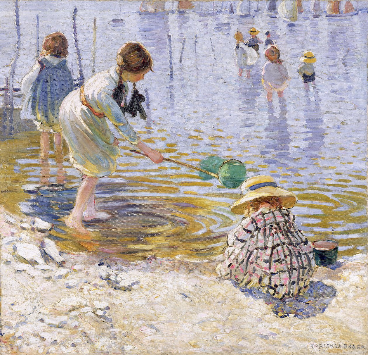 A tengerparton (olaj, vászon) alkotó: Dorothea Sharp