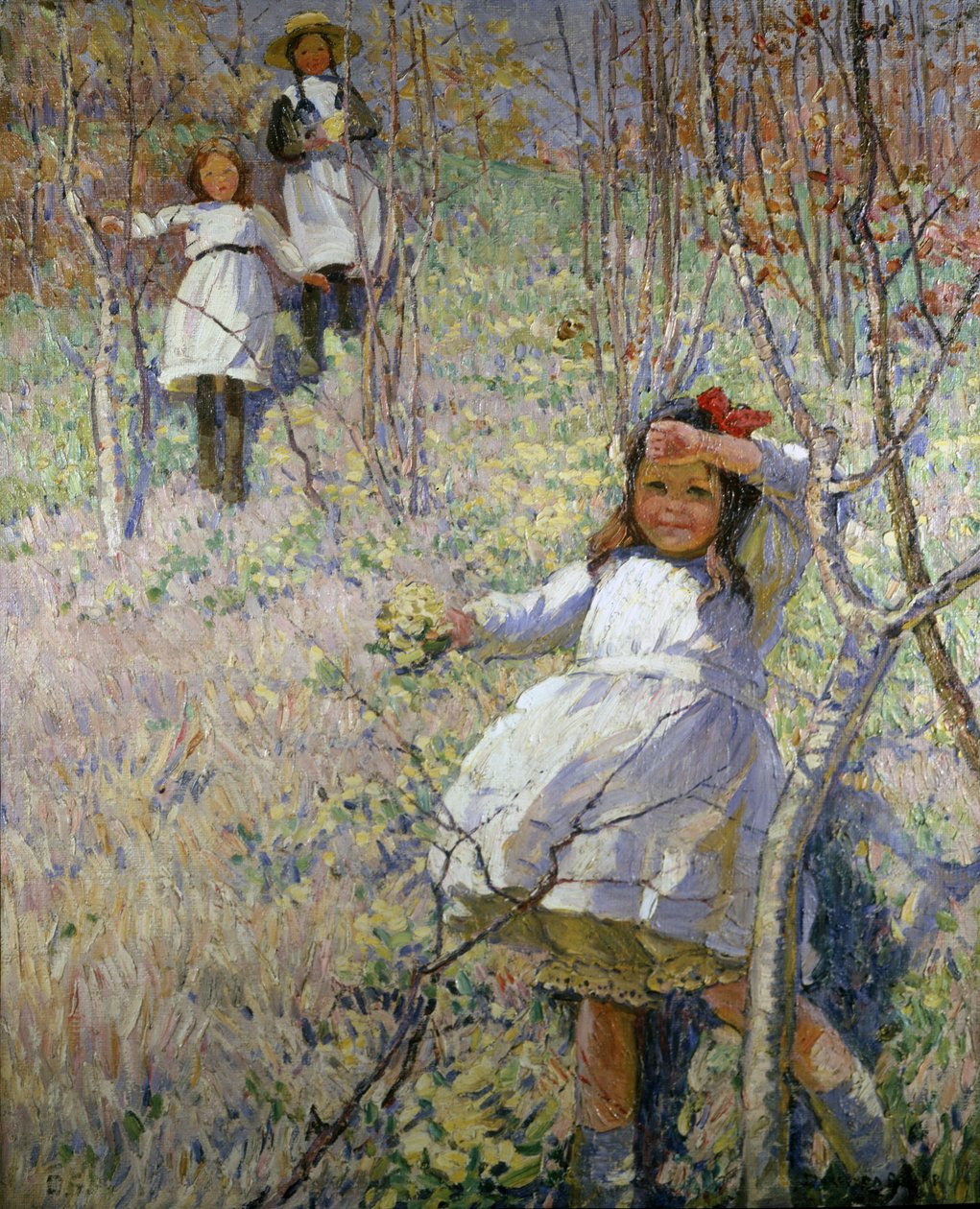 Primrose szedése (olaj, vászon) alkotó: Dorothea Sharp