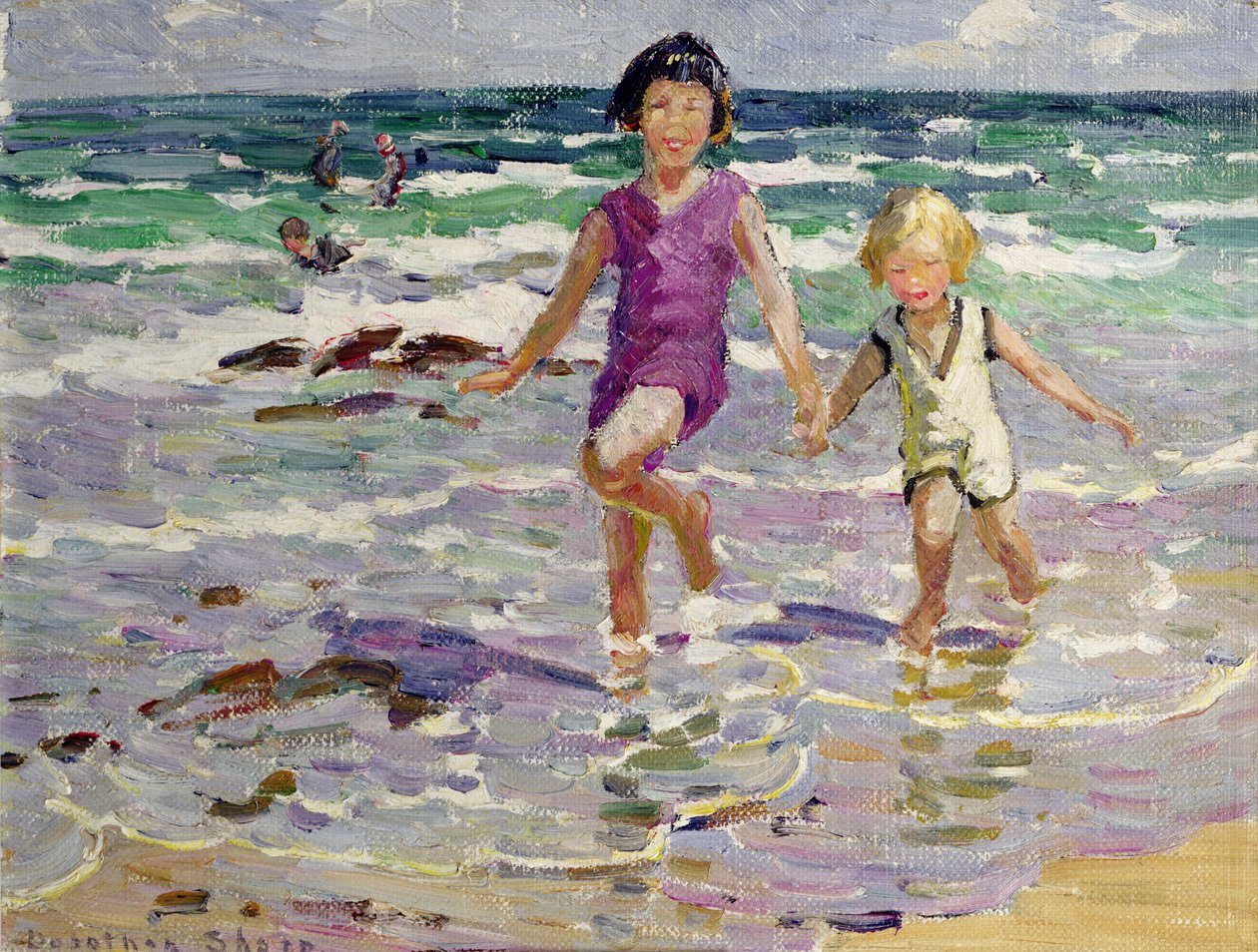 A hullámokon át (olaj, vászon) alkotó: Dorothea Sharp