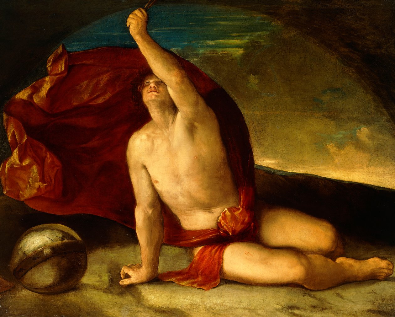 A csillagászat megszemélyesítése, 1520-29 körül alkotó: Dosso Dossi