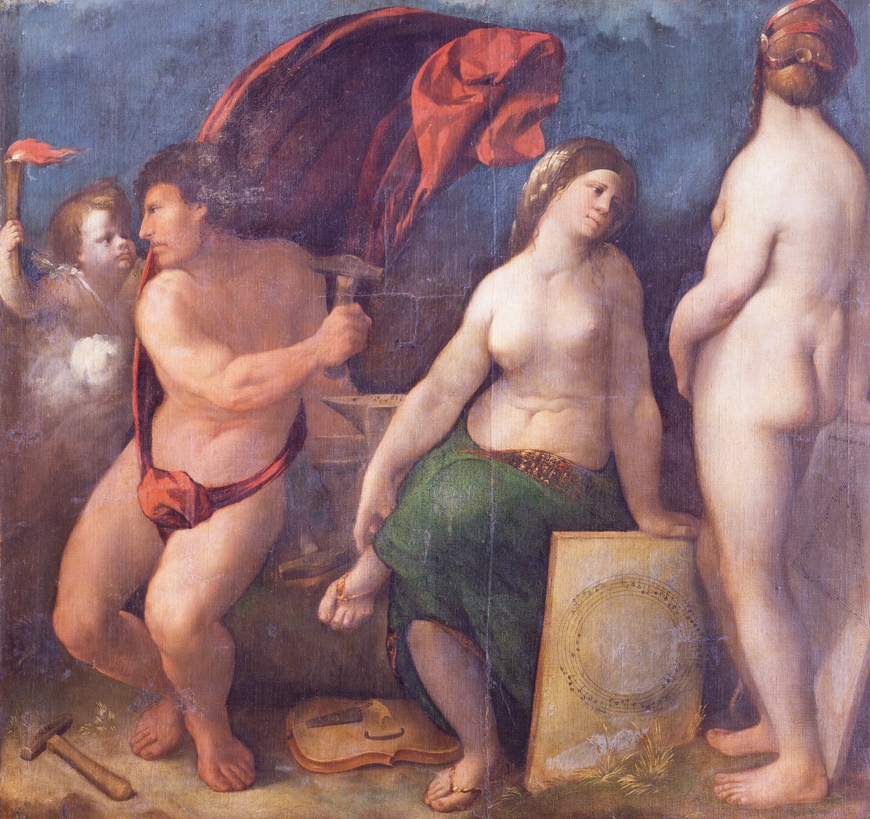 A zene allegóriája alkotó: Dosso Dossi