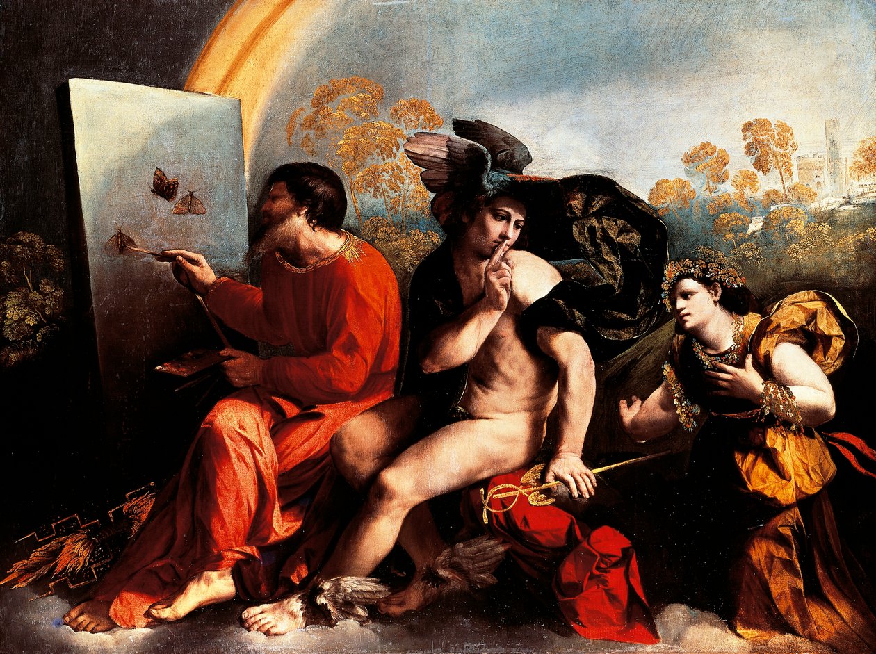 Jupiter és festő, Dosso Dossi alkotó: Dosso Dossi