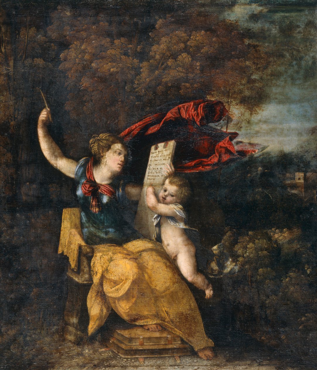 "Sybil and Genius", 1499-1551 alkotó: Dosso Dossi