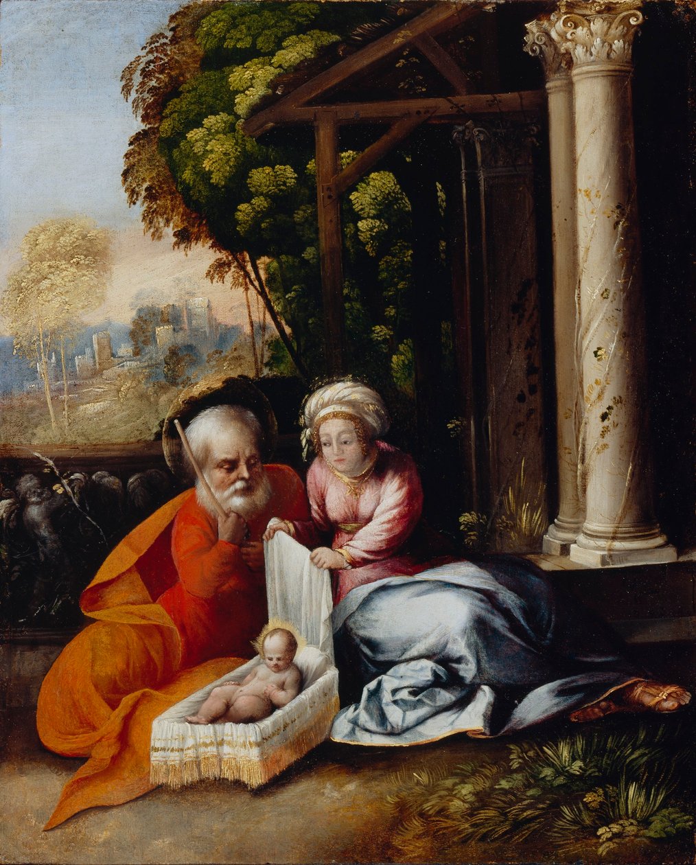 A Szent Család alkotó: Dosso Dossi
