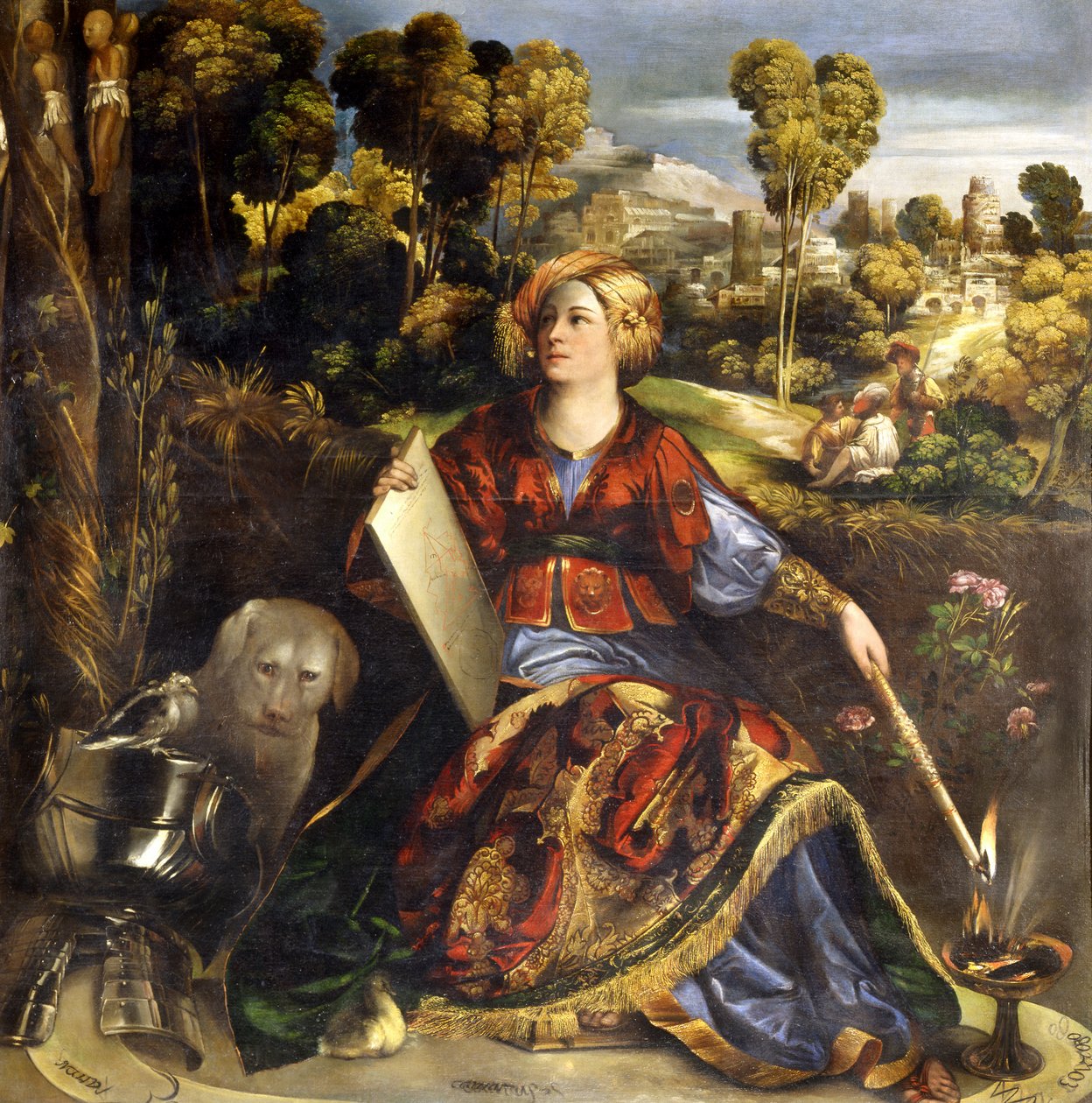 A varázslónő Circe vagy Melissa alkotó: Dosso Dossi