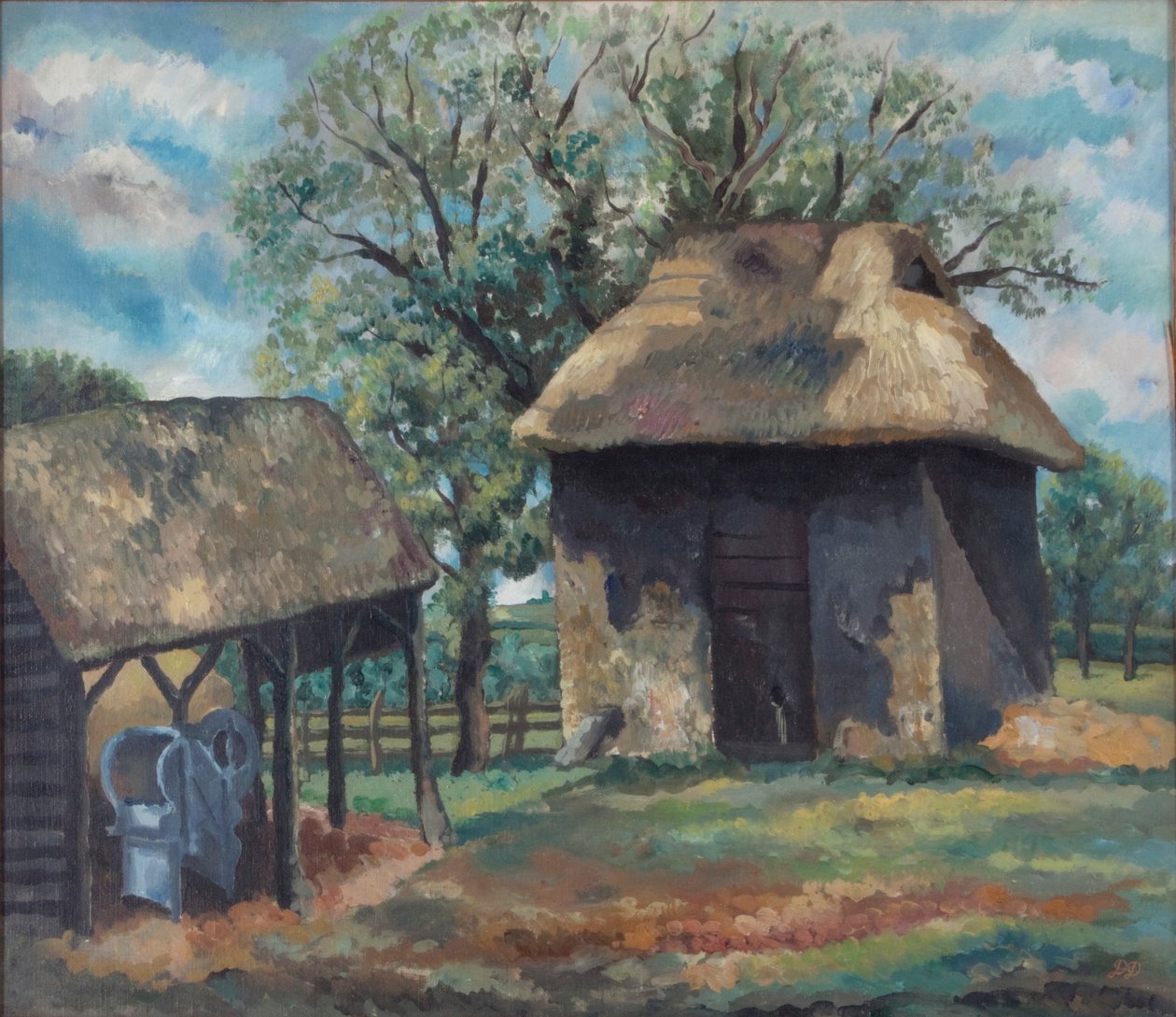 "A fekete pajta", 1863-1932 alkotó: Douglas Davidson