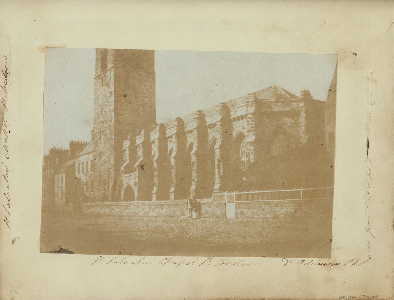 St. Salvator College kápolna, St. Andrews délnyugatról. alkotó: Dr. John Adamson
