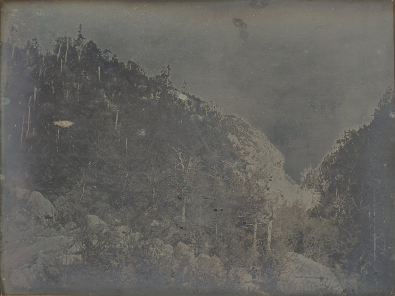 Crawford Notch, New Hampshire területén belüli kilátás alkotó: Dr. Samuel A. Bemis