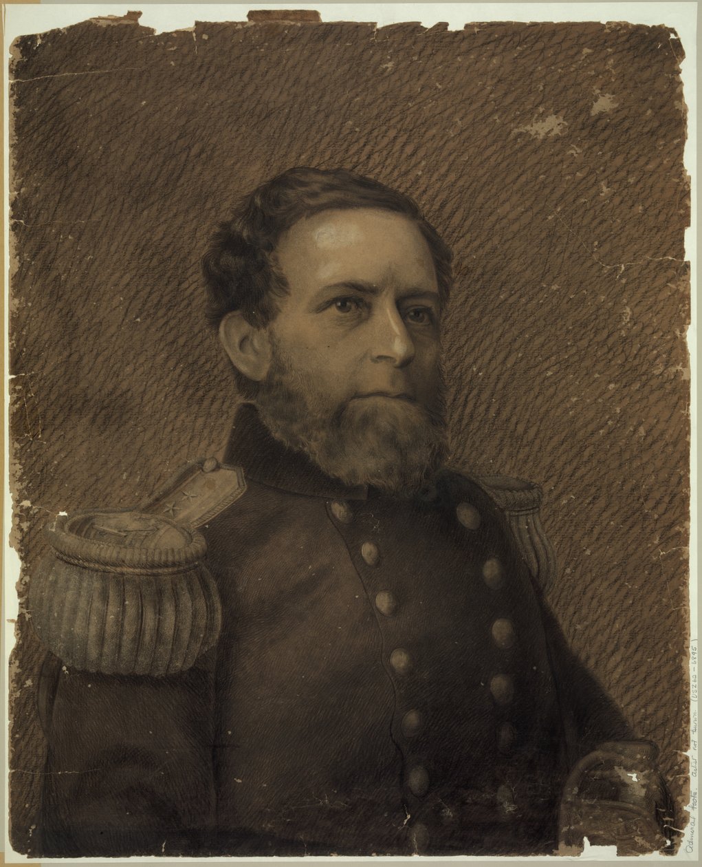 Andrew H. Foote tengernagy, fej-váll portré, katonai egyenruhában Absztrakt/közepes alkotó: Drawings