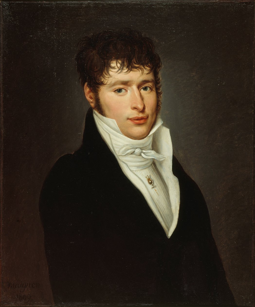 Jean Elleviou énekes portréja 1769-1842, 1809. alkotó: Désiré Adelaïde Charles Maignen de Sainte