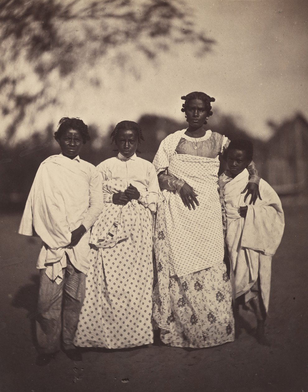 [Családi csoport], 1863. alkotó: Désiré Charnay