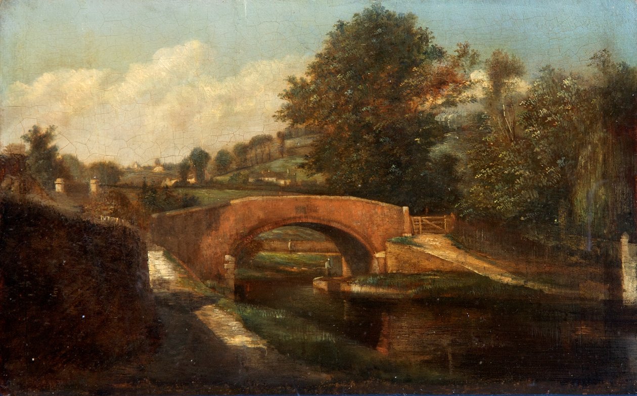 Canal Bridge, Brimscombe, Gloucestershire alkotó: Désiré Delaplace Gérardin