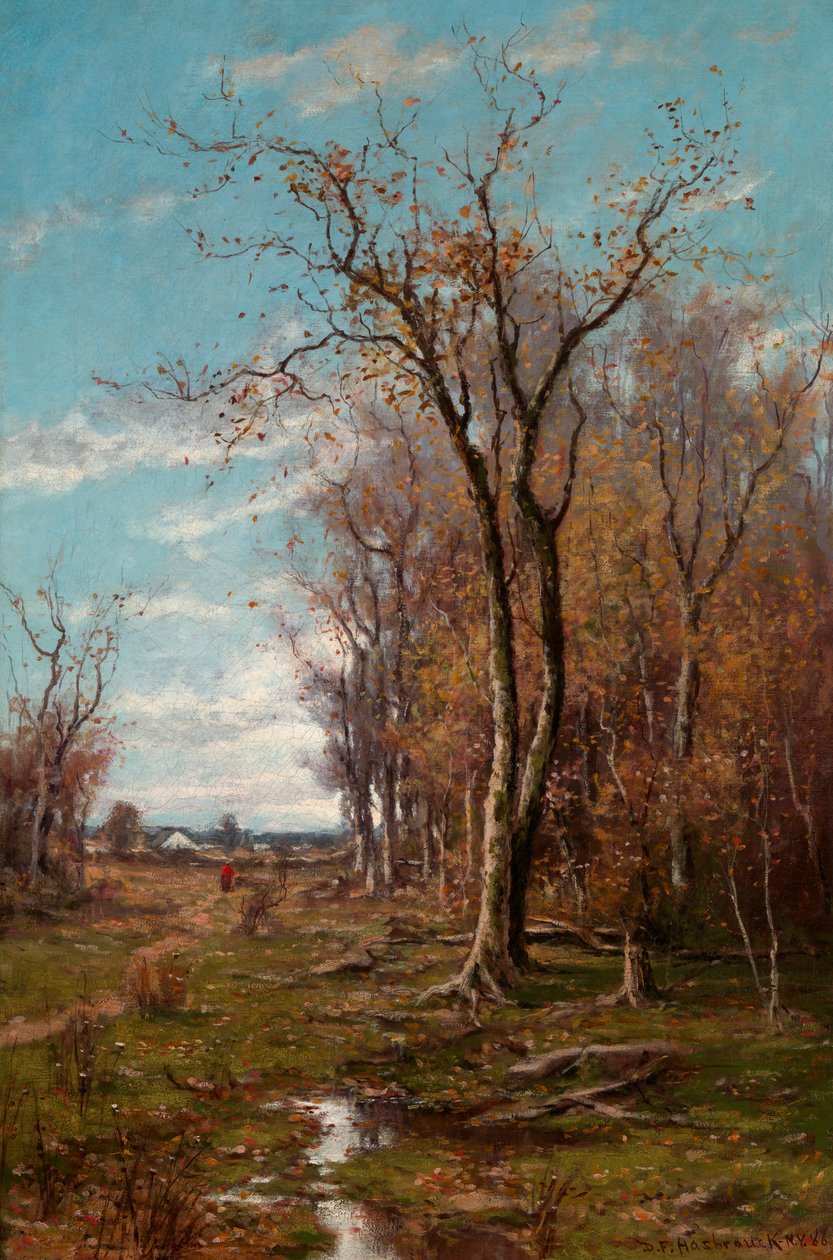 Őszi táj, 1886. alkotó: Du Bois Fenelon Hasbrouck