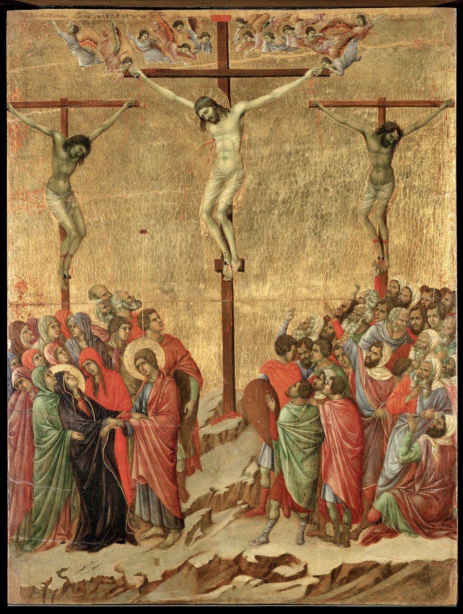 Oltár Maesta alkotó: Duccio di Buoninsegna