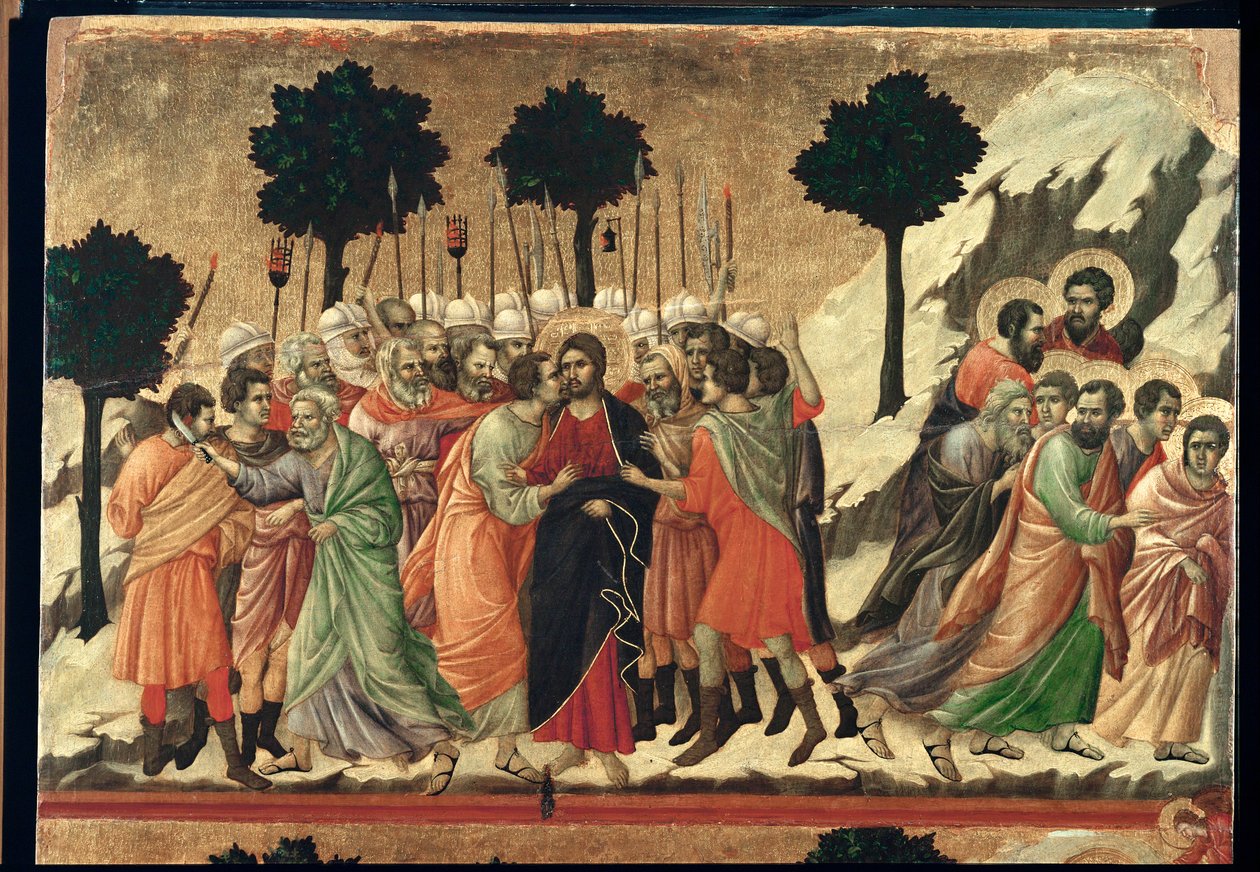 Maesta oltár, 1308-1311-ben a sienai székesegyház számára festett ... alkotó: Duccio di Buoninsegna