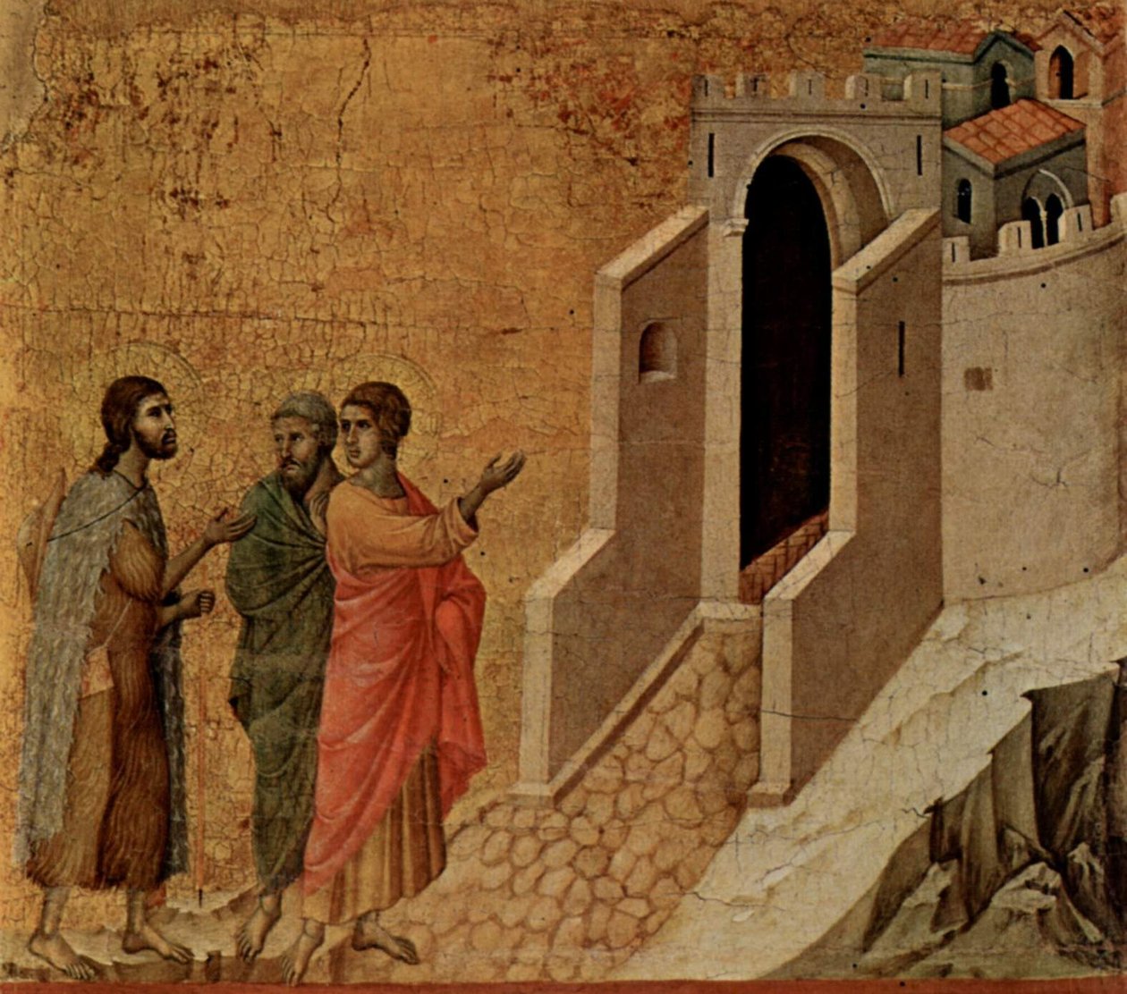 Duccio di Buoninsegna Emaus alkotó: Duccio di Buoninsegna