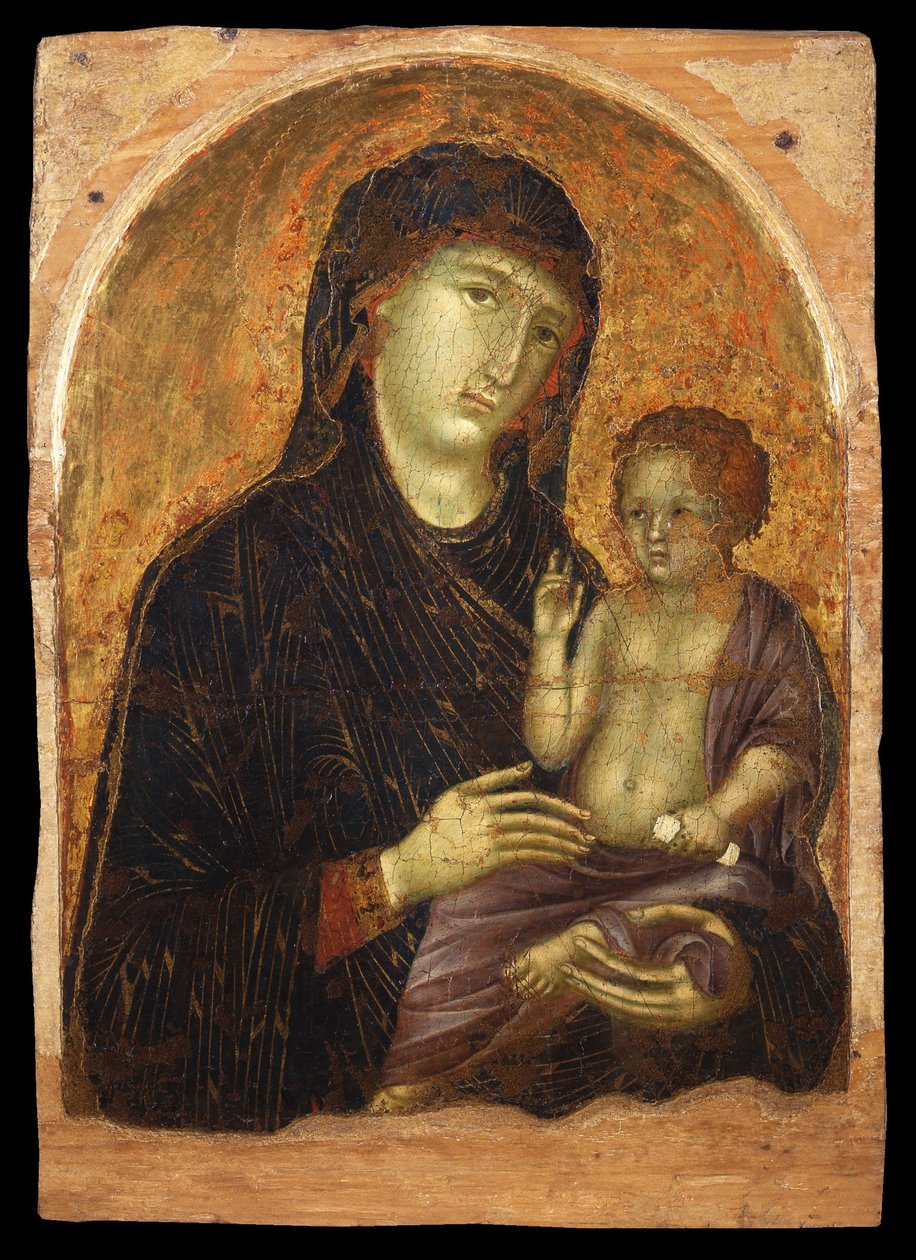 Madonna gyermekkel, 13. század második fele alkotó: Duccio di Buoninsegna