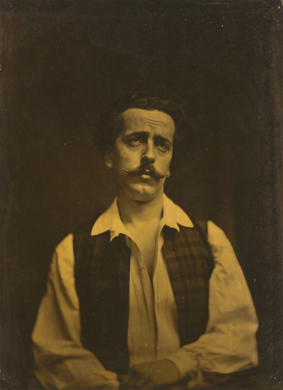 Fájdalmas emlékezés vagy fájdalmas gondolatok, 1854-1856, nyomtatva 1862. alkotó: Duchenne de Boulogne